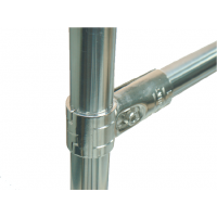 Khớp nối kim loại HJ-1 mạ kẽm (màu trắng), dùng cho ống thép bọc nhựa, ống inox